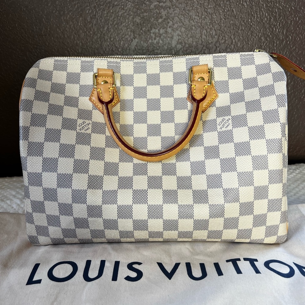 Speedy 30 Damier Azur Louis Vuitton